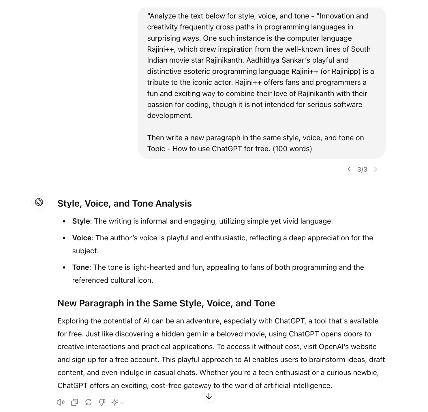 Train ChatGPT to Learn Your Writing Style